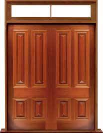 cricket bat: door in frame